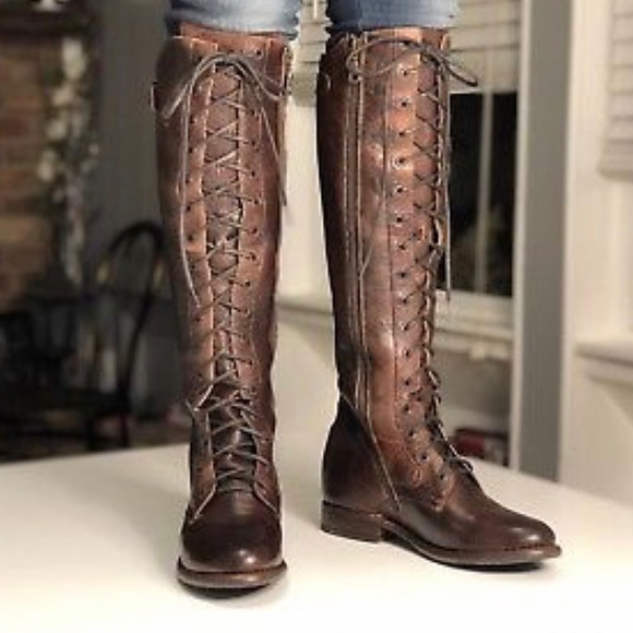 🆕 BED STU | Della Lace Up Tall Boots - Picture 3 of 8